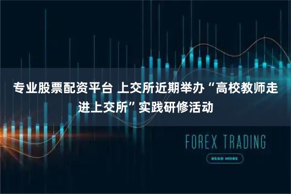 专业股票配资平台 上交所近期举办“高校教师走进上交所”实践研修活动
